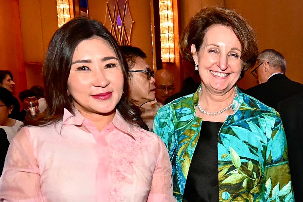 Nikki Tang and US Ambassador Mary Kay Carlson - I Am Nikki Tang