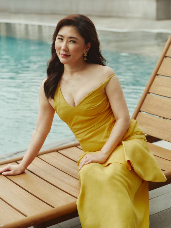 Tang's confidence shines through in any situation—be it work or play
